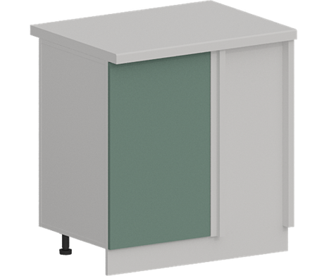 Кухня Модуль ШНУ 990М Графит / Матовая мята