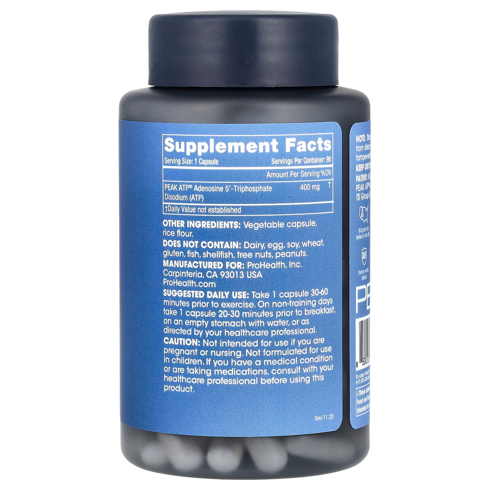 ProHealth Longevity, Долголетие АТФ, 400 мг, 90 капсул