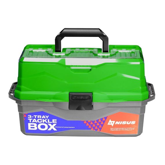 Ящик для снастей NISUS Tackle Box трехполочный зеленый (N-TB-3-G)