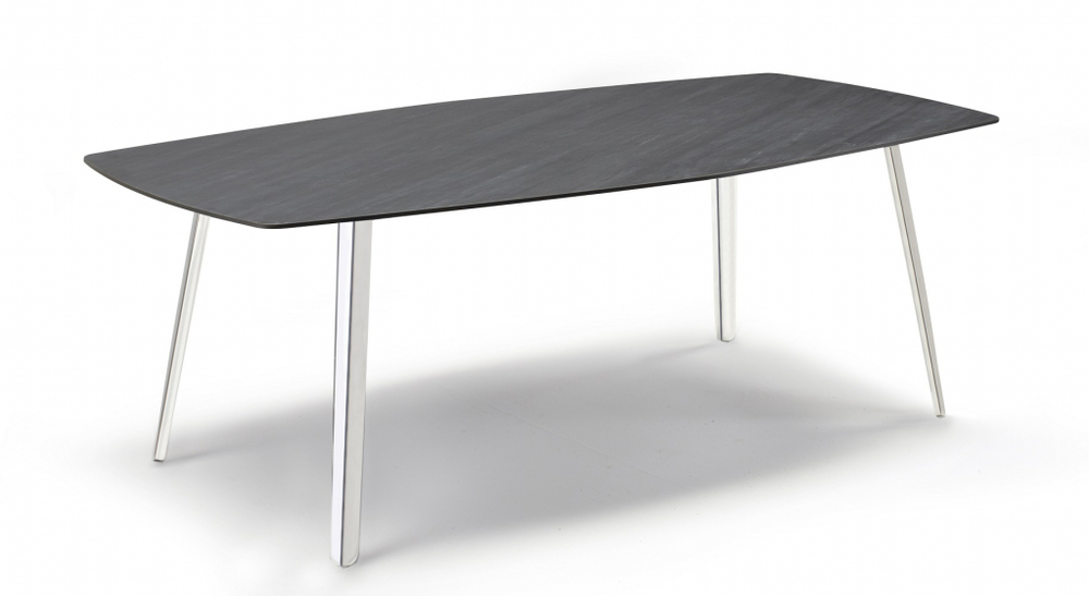 Стол ламинированный Scab Design Squid, алюминиевый, сланец