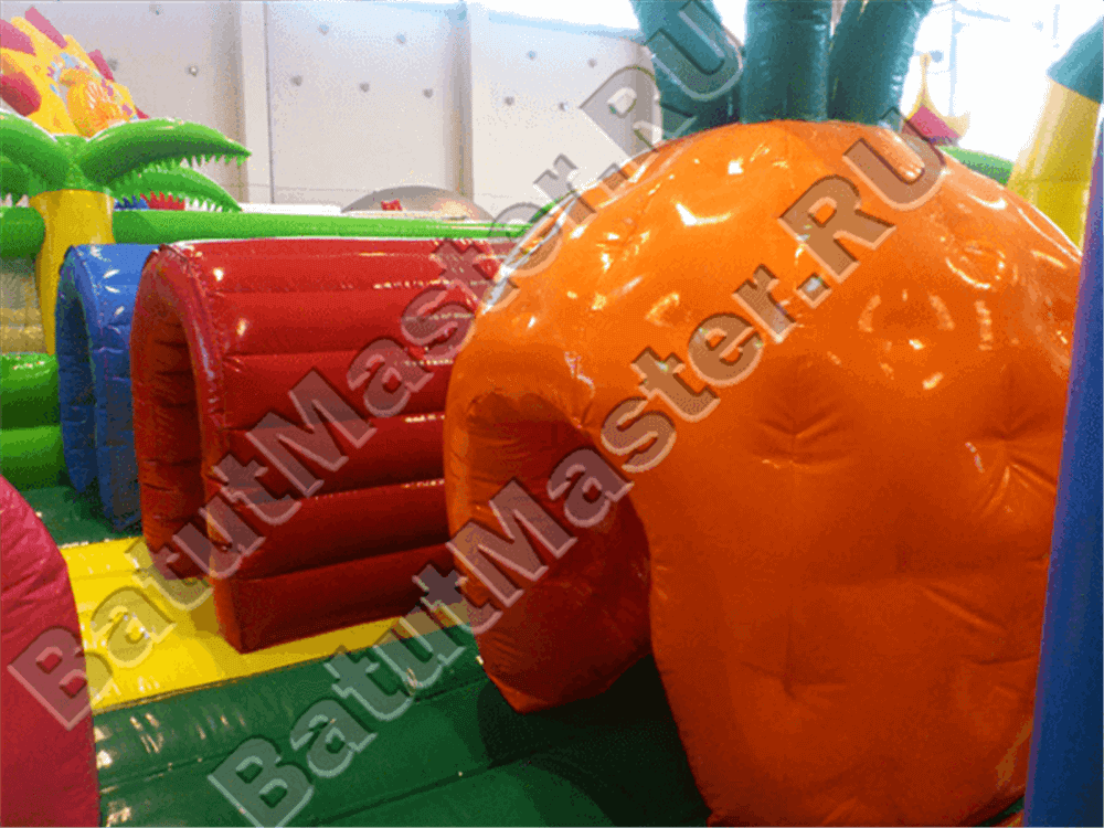 Надувной коммерческий батут "Джунгли"