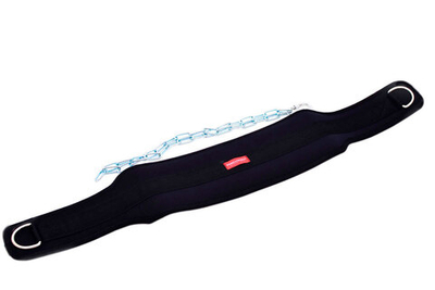 Пояс с цепью нейлоновый, черный (100 см)