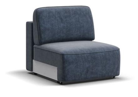 Кинг Модуль спальное место место Велюр Роял синий