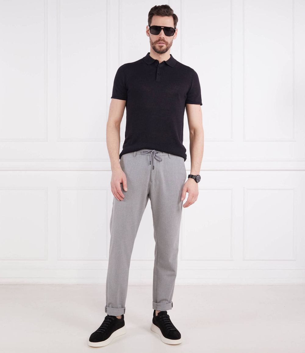 Льняное поло Fidolin Joop! Jeans - черный(30035539)