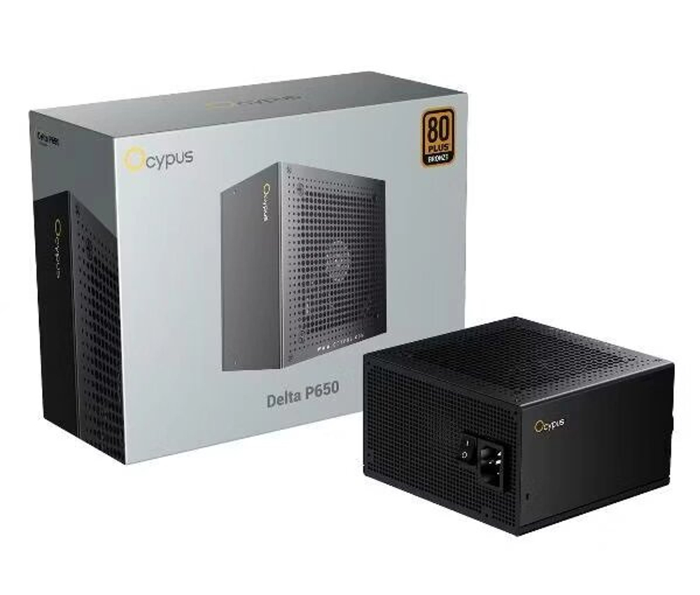 Блок питания Ocypus Delta P650 [Delta-P650-B1FDBK024X-EU] Чёрный