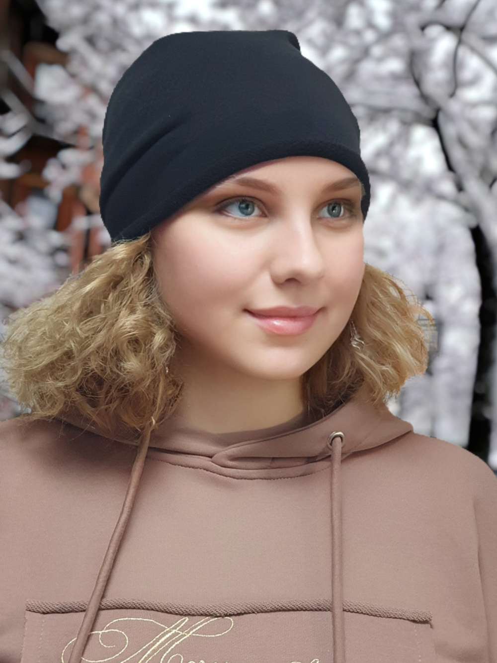 Шапка ДЖЕК хлопковая утепленная с валиком