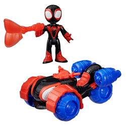 Hasbro SPIDEY i super-kumple - Транспортное средство Майлза "Spin" Моралеса Techno-Racer + фигурка G2460