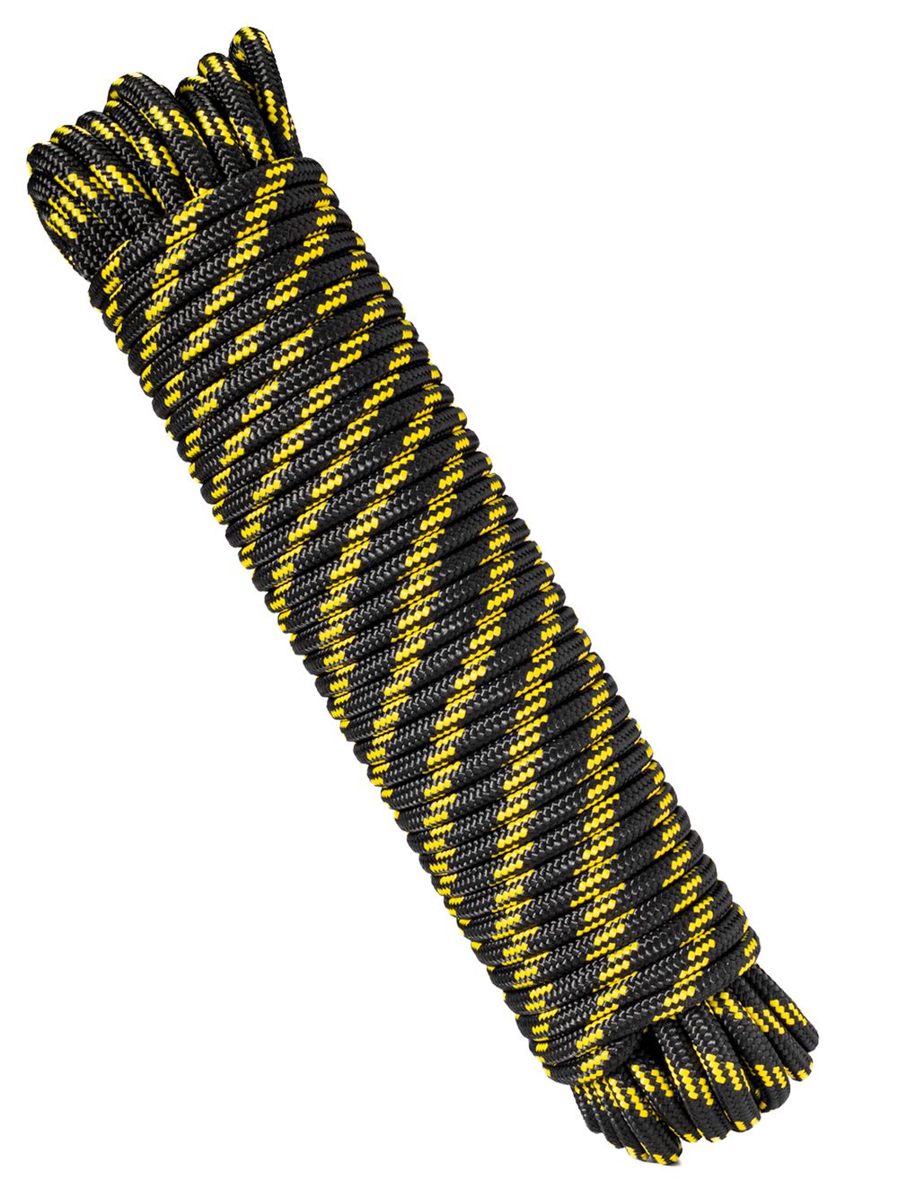 Якорная намотка (фал), диаметр 8мм, длина 30м шнур полипропиленовый плетеный с сердечником