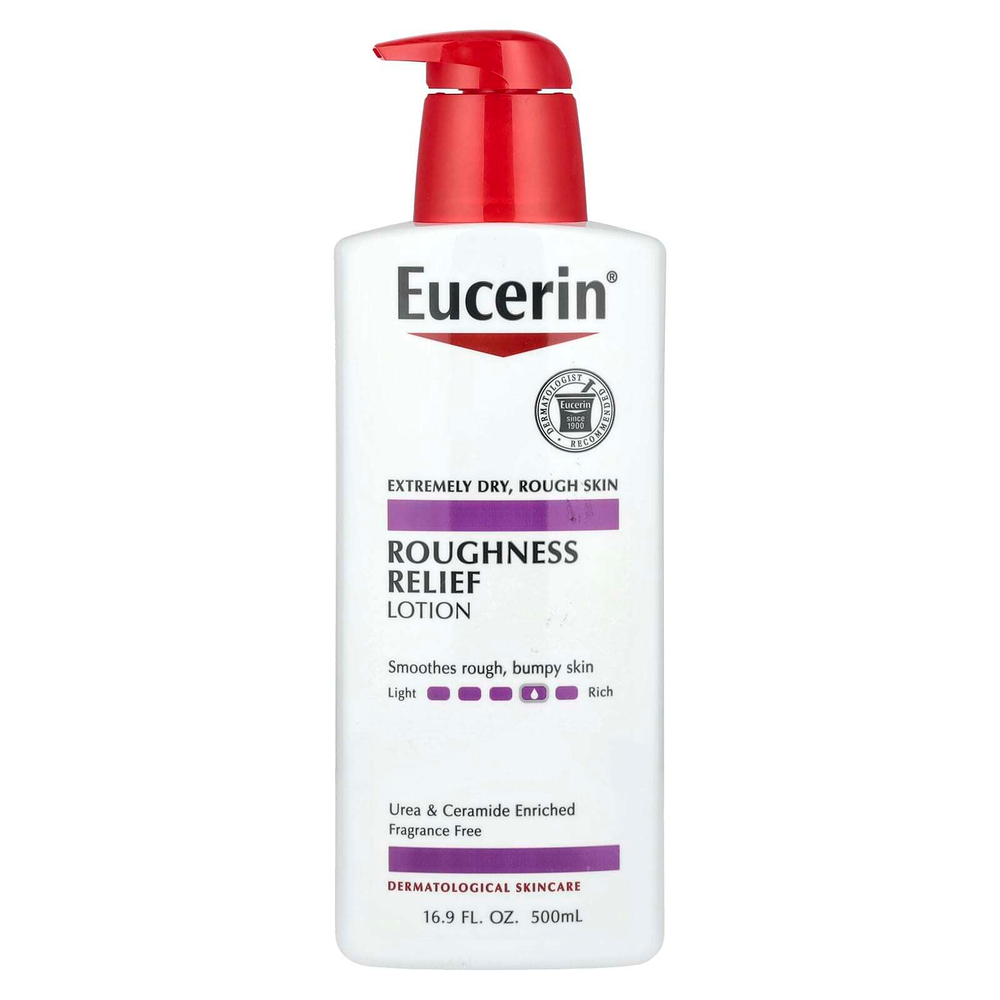 Eucerin, лосьон для смягчения шершавой кожи, без отдушек, 500 мл (16,9 жидк. унций)