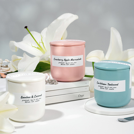 Ароматическая Свеча в керамике: Cranberry Apple Marmalade 180мл