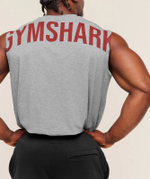 Майка GYMSHARK Power Cut Off Tank Grey