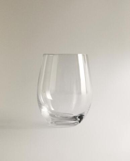 ZARA HOME СТЕКЛЯННЫЕ СТАКАНЫ ОКРУГЛОЙ ФОРМЫ (НАБОР ИЗ 3 ШТ.), ПРОЗРАЧНЫЙ