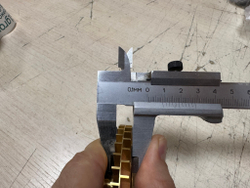 Запасная часть для насосов "LEO" моделей APm110, APM110H, APm150, APm220, AP220, APSM110, LKSM110A, APM110F , APM150F - крыльчатка латунная №10010280