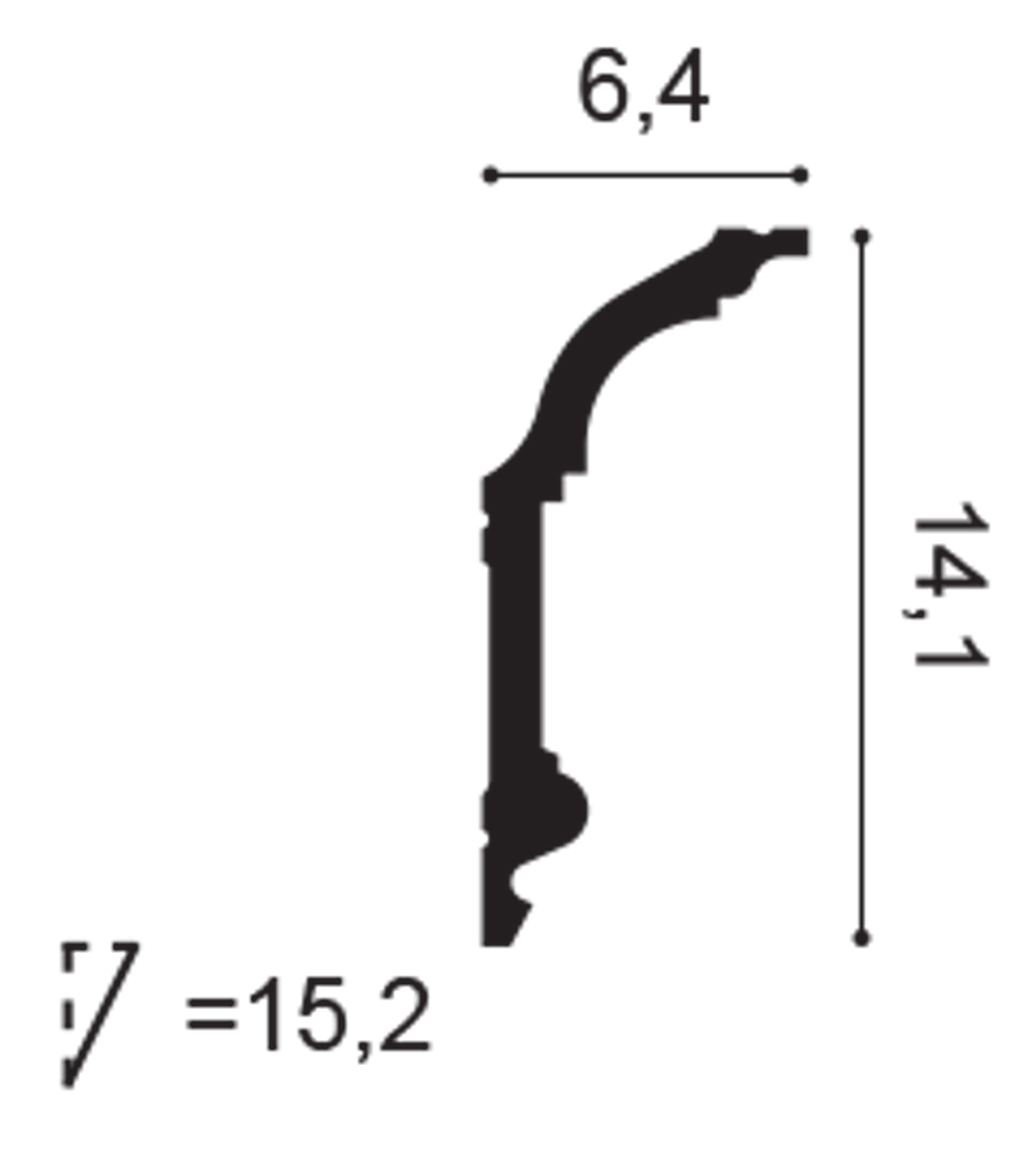 Карниз Byblos DUROPOLYMER® C339