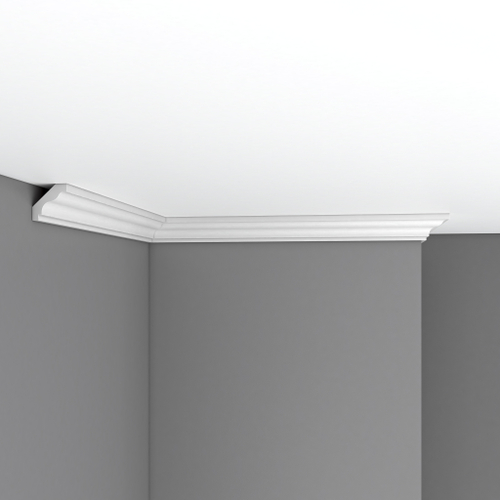 Плинтус потолочный гладкий Decomaster 96230 35х35х2400мм