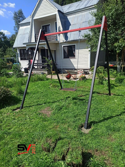 Монтаж уличных качелей Sv Sport