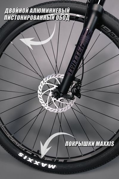Велосипед алюминиевый горный TWITTER MTB RIDER (QR) 29 M315-24S