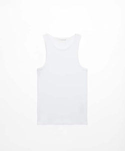 Oysho Топ на бретелях в рубчик, экрю