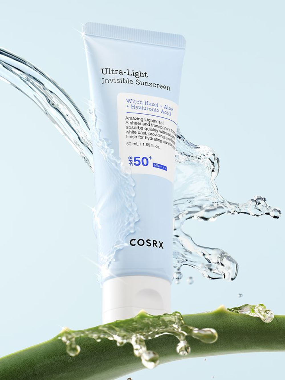 Ультралегкий солнцезащитный крем Cosrx Ultra-Light Invisible Sunscreen SPF 50+