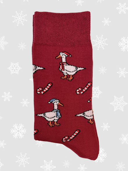 Носки НГ р.35-40 "Wow" Гуси