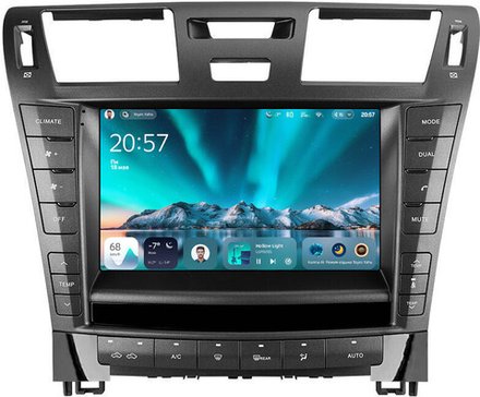 Магнитола для Lexus LS460 LS600H XF40 2006-2009 (тип A) - Teyes CC4 монитор 9.2" 2K QLED на Android 14, Snapdragon 680, DSP, CarPlay, 4G SIM-слот