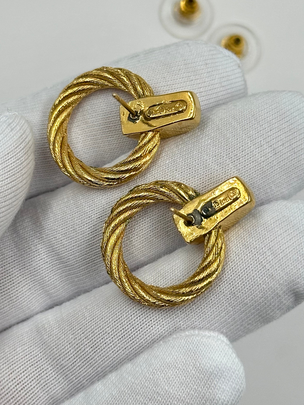 Серьги с кристаллами Christian Dior