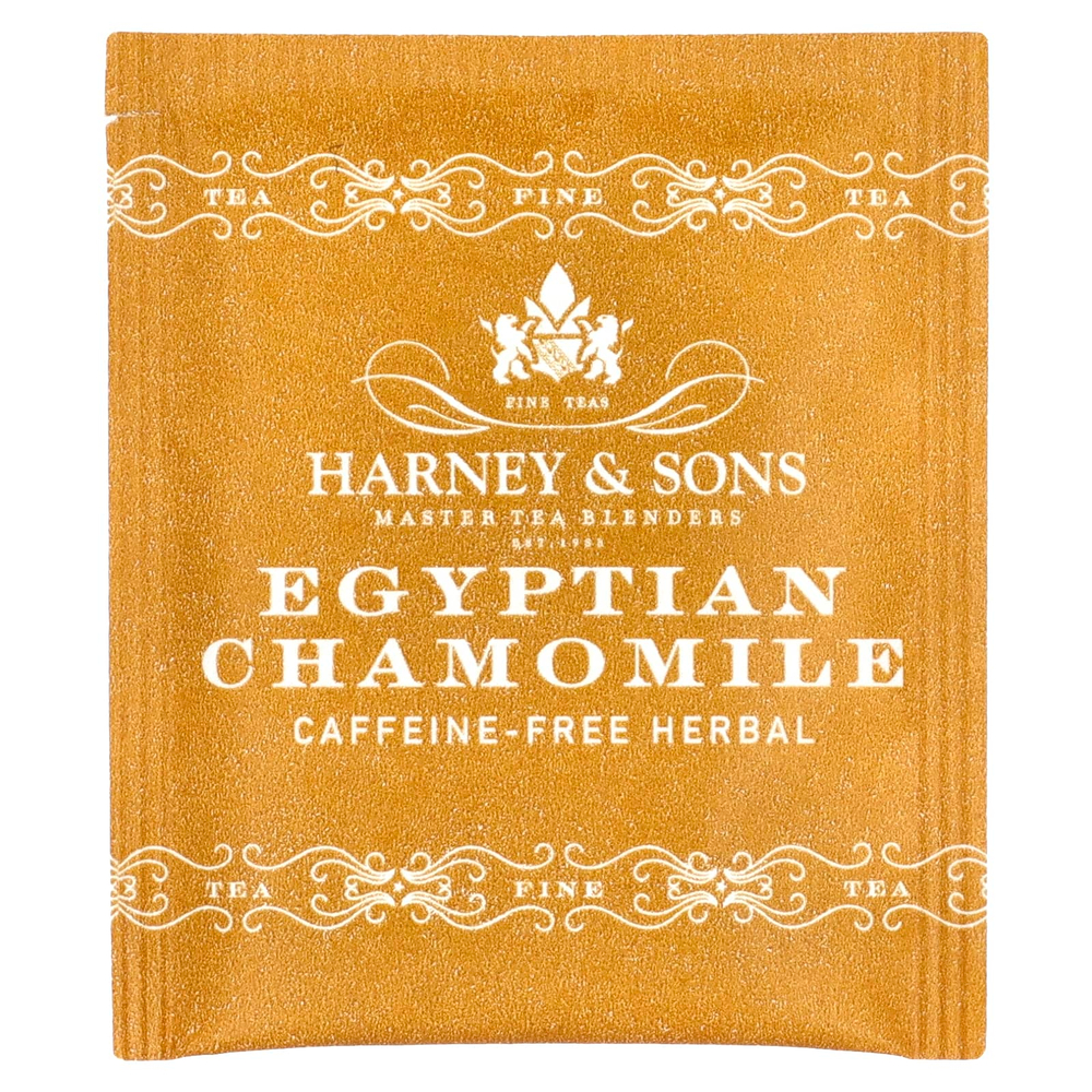 Harney & Sons, травяной чай, египетская ромашка, без кофеина, 50 чайных пакетиков, 20 г (0,7 унции)