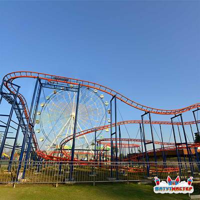 Страшные американские горки «Мышиный вжух», 8 кабин 16 мест, 28×17×6 м