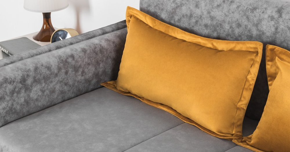 Диван - кровать Виола 120 велюр серый