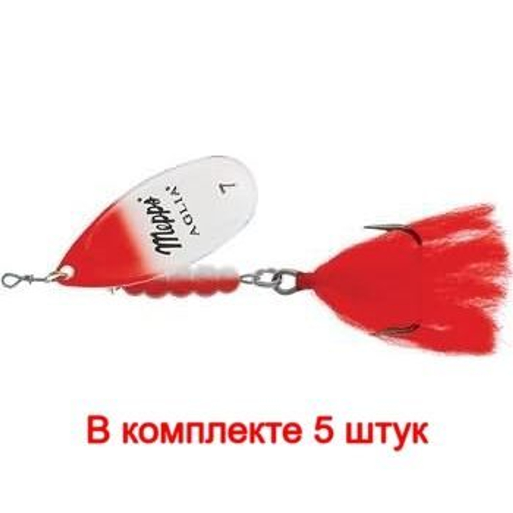 Блесна для рыбалки вращающаяся AGLIA 2, SILVER, 1 штука