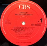 Modesty - Pieces Of Modesty (Голландия 1989г.)