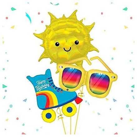 Фонтан из шаров "Летний"