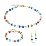 Колье Coeur de Lion Multicolour Gold 3018/10-1516