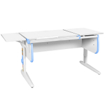 Растущая парта с короткой боковой полкой Дэми СУТ 25-01-БК1 (1500×610 мм)