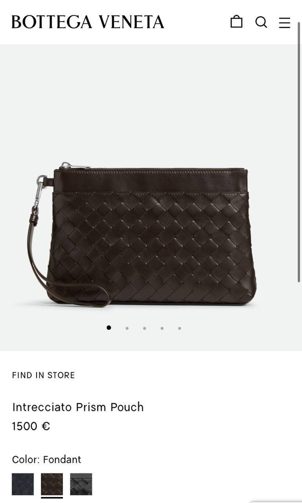 Клатч Bottega Veneta