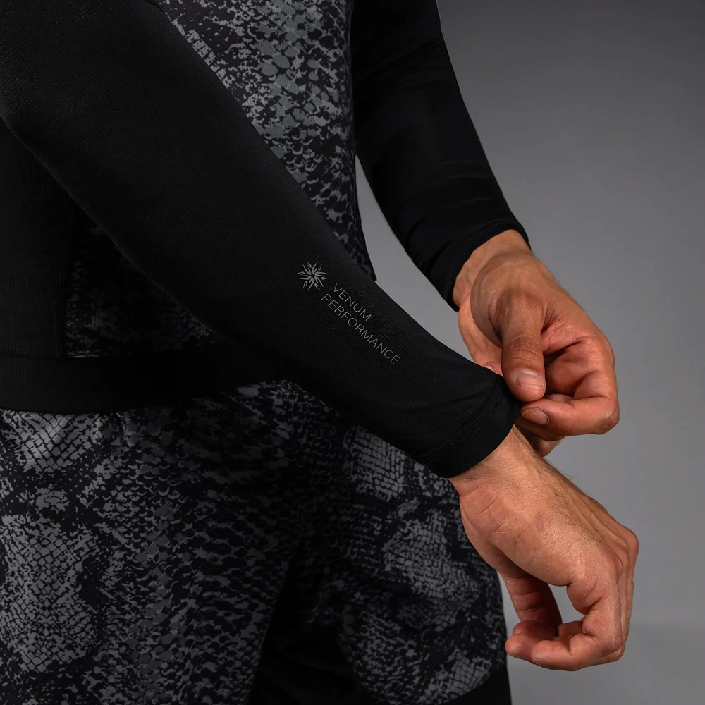 Рашгард Venum G-Fit Scales Rashguard black/charcoal grey