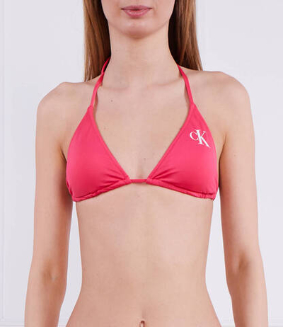 Топ бикини CK MONOGRAM-S TRIANGLE-RP Calvin Klein Swimwear - розовый(KW0KW01970)