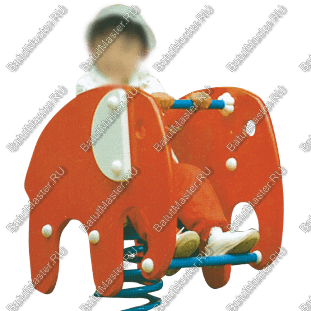 Качалка для детей для игровых комнат, площадок "Оранжевый Слон"