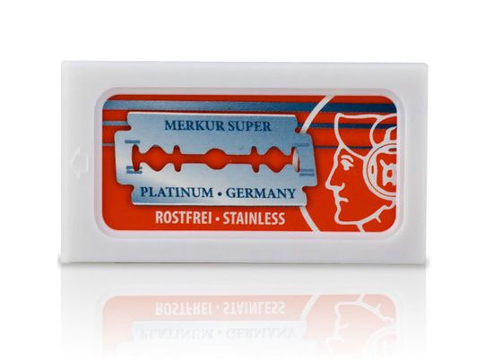 Лезвия Merkur Super Platinum для бритья (10 лезвий в коробочке)