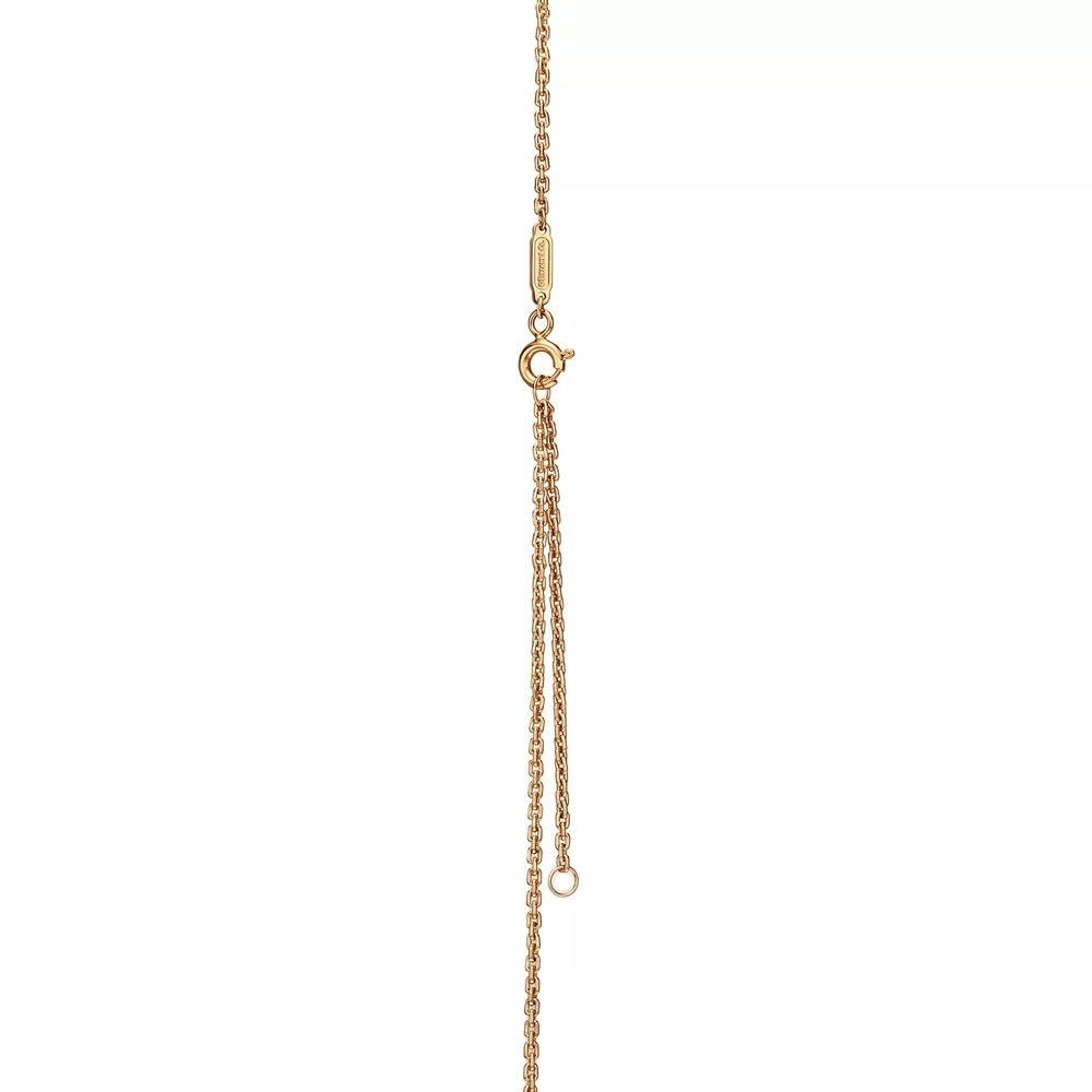 Подвеска из жёлтого золота 18k,Tiffany 💠Hard Wear Small double Link