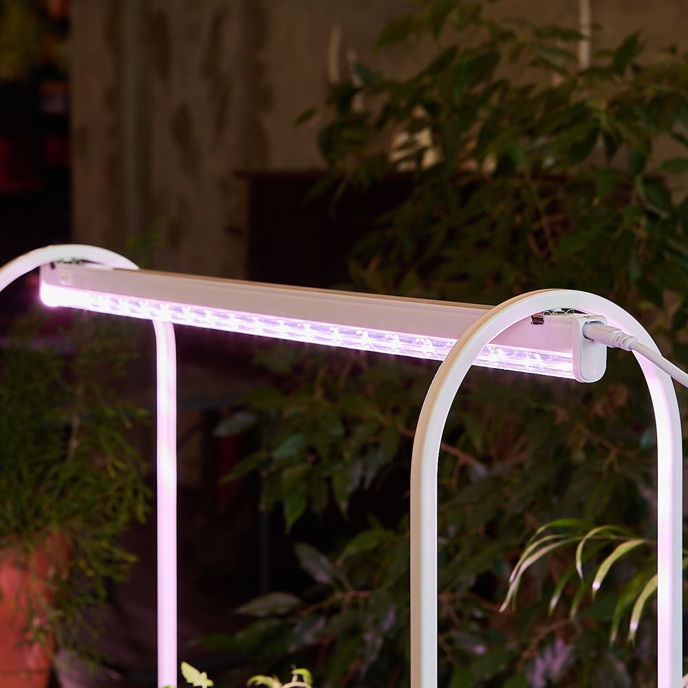 UFP-G34S WHITE 12 Подставка металлическая для светильника ULI-P 570мм. 12 кашпо в-к. белые. TM Uniel