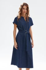 51749 Платье женское (синий в полоску)