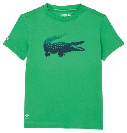 Детская теннисная футболка Lacoste Kids' Lacoste x Daniil Medvedev Ultra Dry