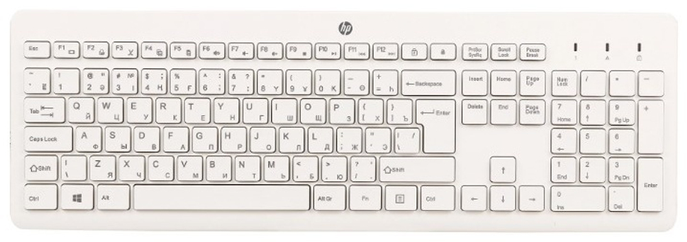 Клавиатура HP 3L1F0AA#B15 KZHT белый