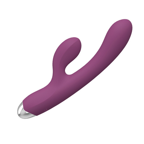 Фиолетовый силиконовый вибратор-кролик Secwell G Spot Vibrating Wand SW3012V