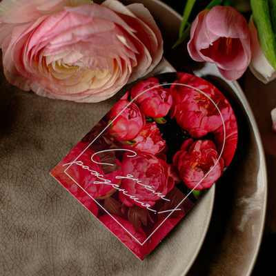 С-864 карточка (7,5х10,5 см) С днём рождения! (в упаковке 10 шт.)