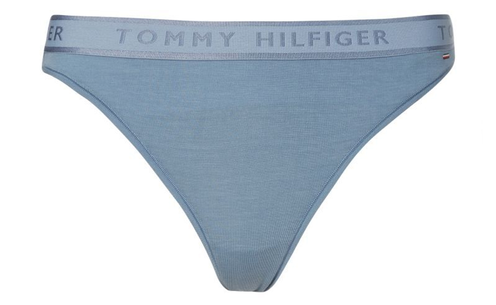 Majtki Tommy Hilfiger Thong 1P - небесный