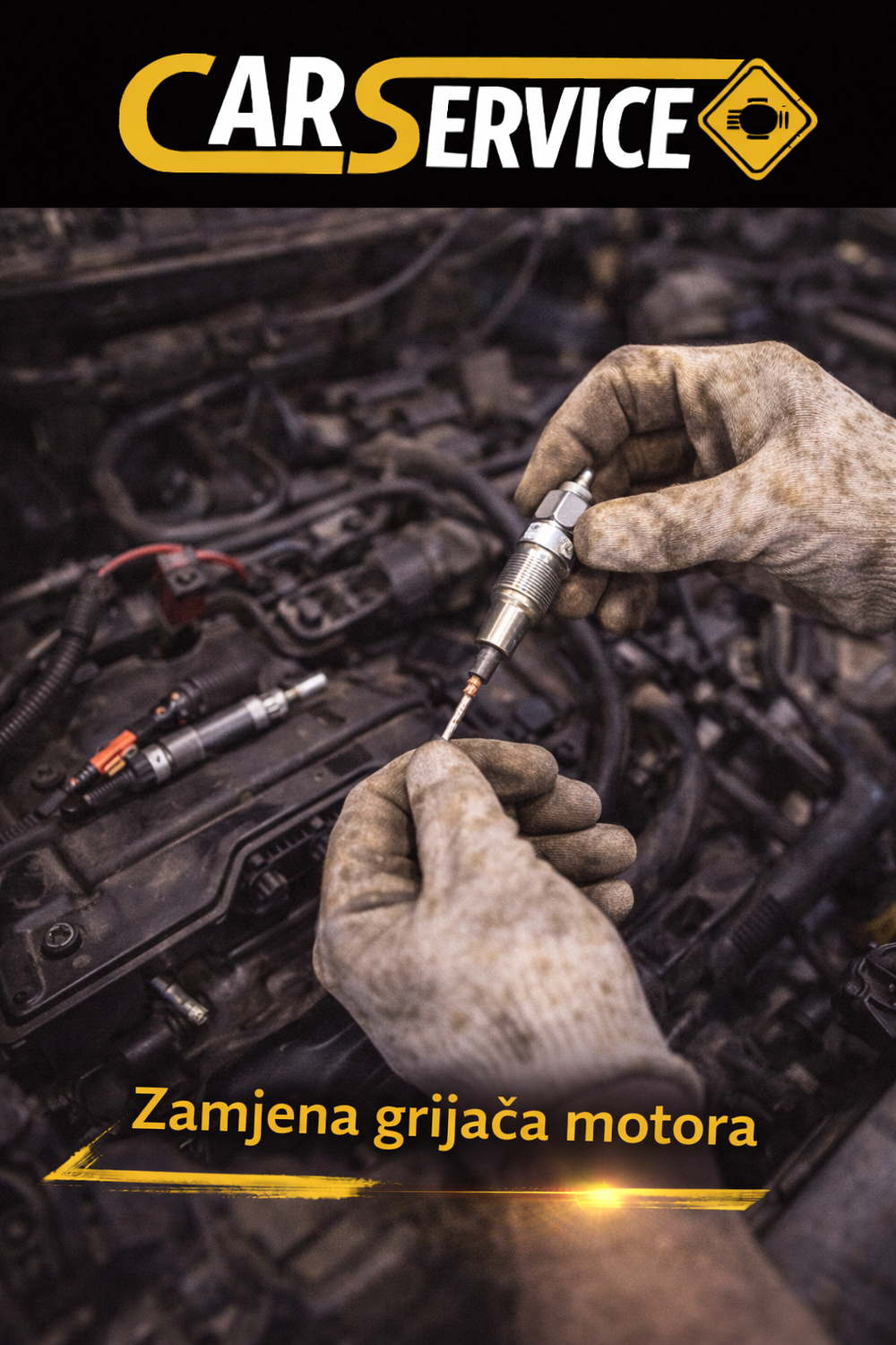 Zamjena grijača motora (1 kom.)