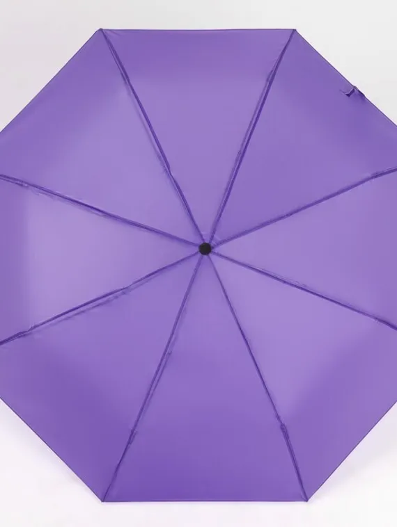 Зонт механический «Однотонный», 3 сложения, 8 спиц, R = 46 см, цвет МИКС