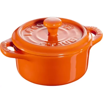 STAUB - Мини-кокотница 200мл апельсин / артикул   40511-085-0  / GTIN 4009839316524